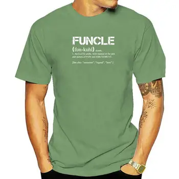 Мужская рубашка Funcle для мужчин Подарок для дяди Саркастичный Забавная футболка Funcle Футболки Лето Причудливая хлопковая футболка Slim Fit для мужчин