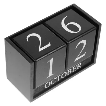 Деревянный календарь Бытовой вечный календарь Офисный блочный календарь Канцелярские принадлежности