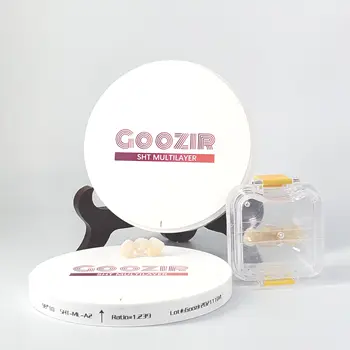 Mejor Precio GOOZIR 98mm C4 SHT Zrconia ML Material Bloques de Cerámica Dental Para Laboratorio