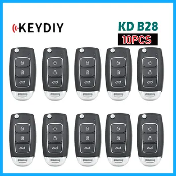 10 шт. Keydiy KD B28 Многофункциональный универсальный дистанционный ключ с 3 кнопками Автомобильный дистанционный ключ для KD900 / KD-X2 / KD-MAX Программатор автоматических ключей