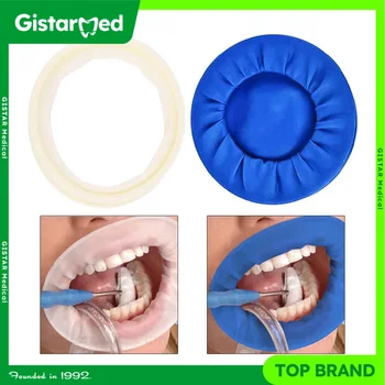 GISTARMED 10 шт. Стоматологические расходные материалы Одноразовые стоматологические полости рта O-типа Rubber Dam Стерильный рот Открыватель рта Гигиенический ретрактор для губ