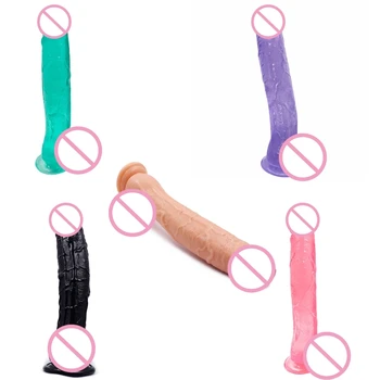  Реалистичная анальная пробка с присоской Мастурбирующая секс-игрушка для взрослых для лесбиянок