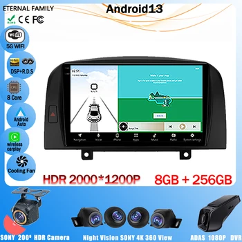 Android Auto Carplay Для Hyundai Sonata NF 2004 - 2008 Автомагнитола Мультимедийный плеер Навигация Стерео Авторадио BT WIFI NO 2Din