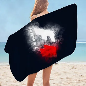 формула 1 дымчатое пляжное полотенце мягкое быстросохнущее прямоугольной формы пляж бассейн тренажерный зал одеяло спорт йога банные полотенца