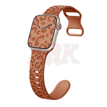 Силиконовый ремешок для ремешка Apple Watch 49 мм 44 мм 45 мм 42 мм Браслет для ремня IWatch Series 6 5 4 SE 7 8 Ultra 49 мм Высококачественный ремешок