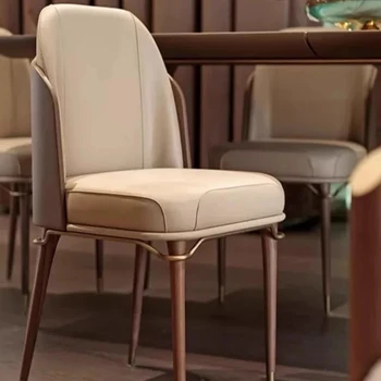 Красивые современные обеденные стулья Современные металлические скандинавские обеденные стулья для спальни Европейский офисный дизайн Cadeiras de Jantar Мебель