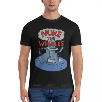 Nuke the Whales Классическая футболка мужские большие и высокие футболки мужская одежда мужская футболка графическая винтажная футболка