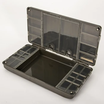 Ящик для хранения рыболовного снаряжения Ящик для приманки Спортивные товары для рыболовных крючков Магнитная сортировочная коробка для приманок Портативный 27-сетчатый