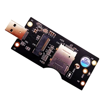 NEW-NGFF M.2 Key B на USB 3.0 Адаптер Карта расширения с 8-контактным слотом для SIM-карты для модуля WWAN/LTE 3G/4G/5G с поддержкой M.2