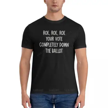 Роу Роу Ваш голос полностью против бюллетеня - Pro-Choice Приталенная футболка мужские футболки