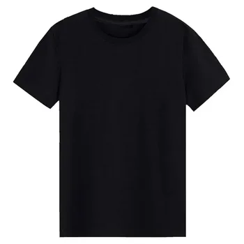 A3365 Тонкая футболка Мужская простая футболка Стандартная пустая футболка Черный Белый Футболка Топ Новый