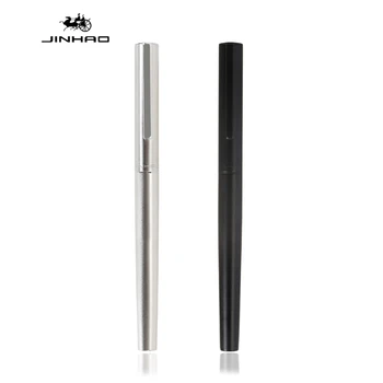 Черная/стальная перьевая ручка серии 35 Чернильная ручка 0,38 мм / 0,5 мм Тонкий стальной наконечник Модный дизайн для студентов Офисный подарок 24BB