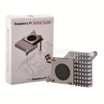Raspberry Pi 5 Вентилятор охлаждения Официальный алюминиевый радиатор активного кулера для RPI 5