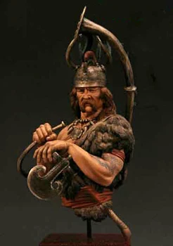 Новый несобранный древний воин 1/9 с инструментами БЮСТ Фигурка из смолы Неокрашенный модельный набор
