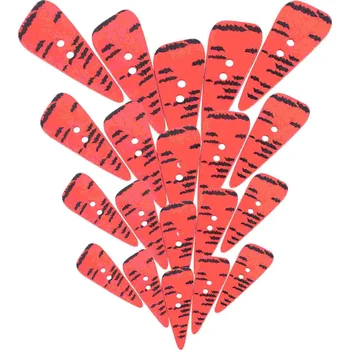 200 шт. Деревянные пуговицы пальто Многофункциональные пуговицы в форме моркови DIY Craft Пуговицы