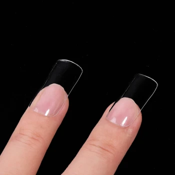 Утиные лапки Ногти Типсы Широкие Французские Накладные Ногти Акриловые Ногти Искусственные Ногти Прямая Доставка