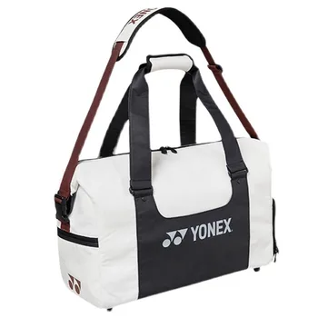 Yonex Высококачественная прочная сумка на плечо для ракетки для бадминтона с большим отделением для хранения всех спортивных аксессуаров унисекс