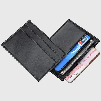 PU Card Bag Повседневная многофункциональная водонепроницаемая сумка для денег Однотонный кошелек для монет унисекс