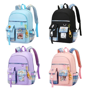 2023 Новый мультяшный школьный рюкзак Рюкзаки для ноутбука большой емкости Студенческий рюкзак Дышащий рюкзак для девочек-подростков