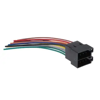 Male ISO End Adpater Wire Connector Авто Стерео Радио для жука
