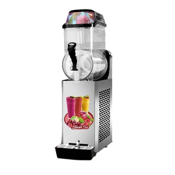  Одна коммерческая замороженная слякоть с тремя резервуарами Соковыжималка Slush Fruit Maker Снегоплавильная машина