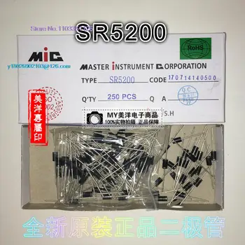  (50 шт./лот) SR5200 SB5200 5A 200V DO-27 Микросхема источника питания