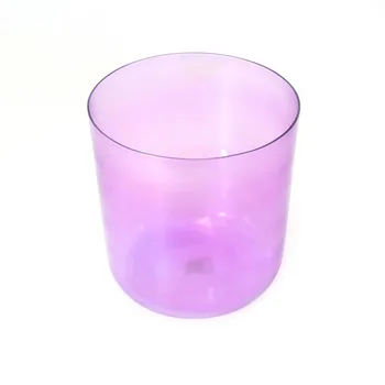 Фиолетовая серия Кварцевая хрустальная поющая чаша для звуковой медитации Поющая чаша Инструмент для медитации Музыкальная чаша