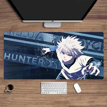 Anime Hunter X Hunter Коврик для мыши Коврик для мыши Настольный коврик Симпатичный большой игровой коврик для мыши Gamer HD Печать коврик для мыши Игровые коврики для клавиатуры