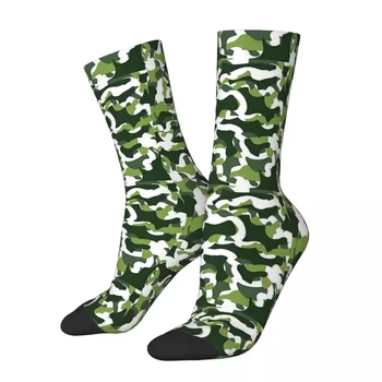 All Seasons Экипаж Чулки Кошки Армейские камуфляжные носки Harajuku Мода Хип-хоп Длинные носки Аксессуары для мужчин Женщины Подарки