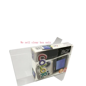  Прозрачная коробка для сбора GBC Gameboy Защитная крышка Дисплей для хранения Носимая версия