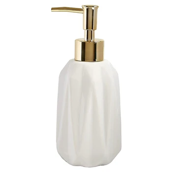 Керамический дозатор мыла Дозатор мыла для рук на 10 унций с насосом Многоразовое жидкое средство для мытья посуды и лосьон для ванной комнаты