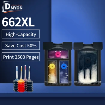 Сменный струйный картридж DMYON 662XL для принтера HP Deskjet 1015 1515 2515 2545 2645 3545 4510 4515 4518