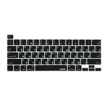 Чехол для клавиатуры на русском языке для нового TouchBar MacBook Pro 13 A2251/A2289